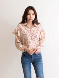 Office Shirt_ Fall Long Sleeve Blouse_  Autumn Fashion Style